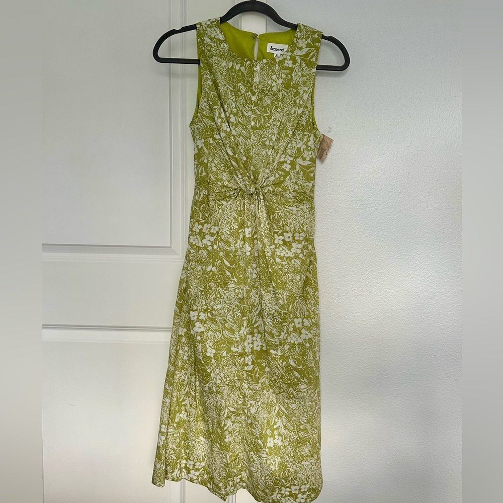 &merci Green Floral Dress
